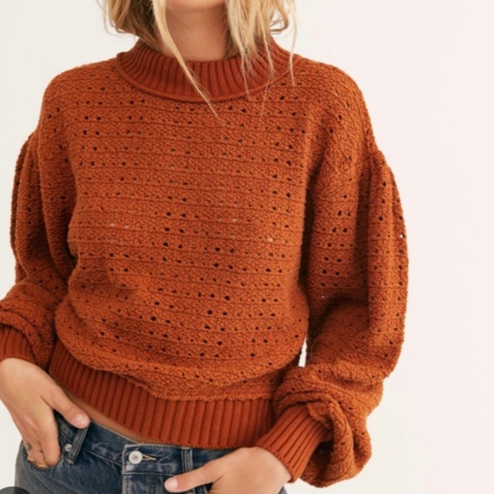 Free People Paper doll Pullover Sweater